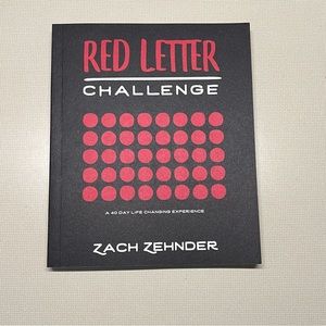 Red Letter Challenge -A 40 Day Life Changing Experience by Zach Zehnder- PB Book